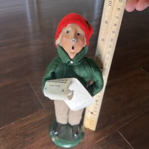 Byers Choice The Carolers Boy Christmas Figure 1992 Numbered